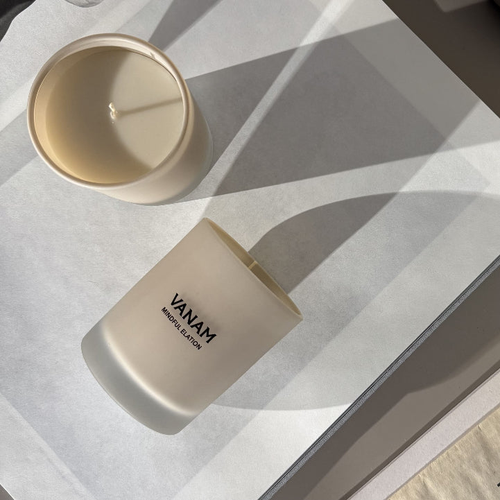 MINDFUL ELATION scented beeswax candle — VANAM
